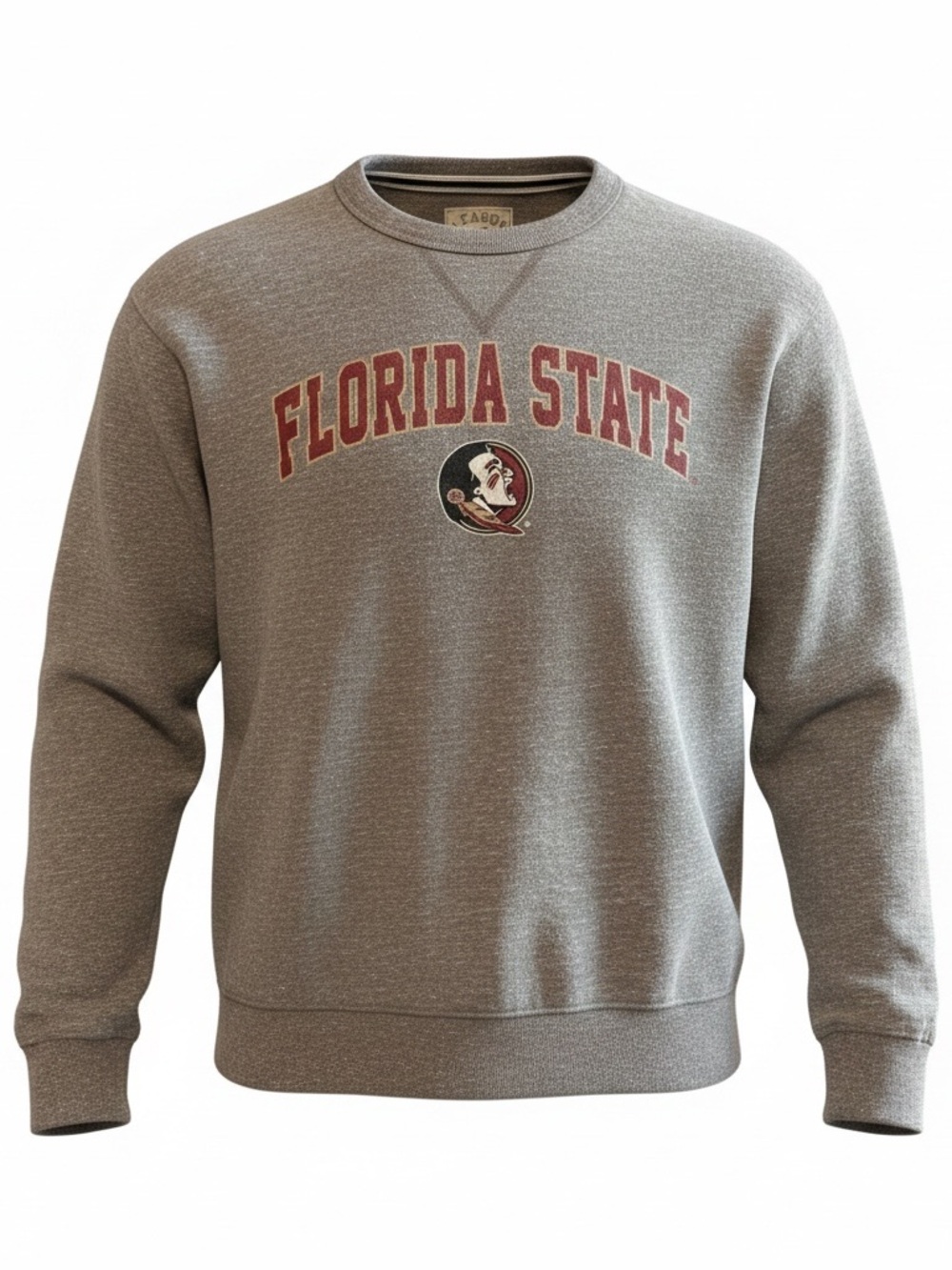 Nice League NCAA Florida State Seminoles 90s y2k Sweatshirt Gray Mens Size Small